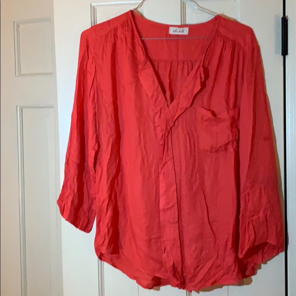 Red tunic